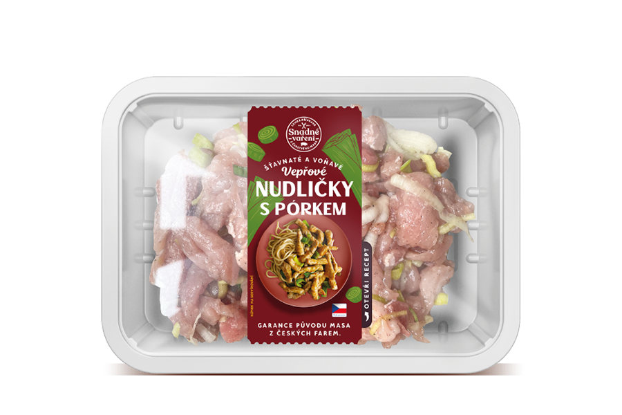 Vepřové nudličky s pórkem